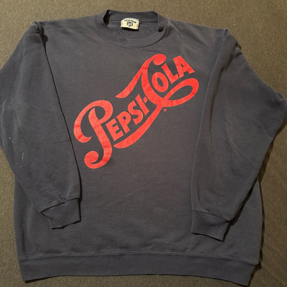 Vintage Pepsi-Cola Lee Heavyweight Crewneck